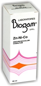Biogam Zinc (Zn) Nickel (Ni) Cobalt (Co) 60ml