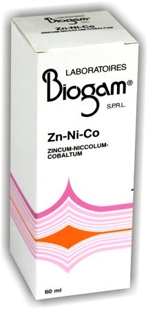Biogam Zinc (Zn) Nickel (Ni) Cobalt (Co) 60ml | Cobalt