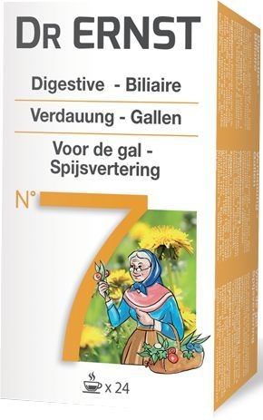 Dr Ernst Tisane N7 Digestive Biliaire 24 Sachets | Foie