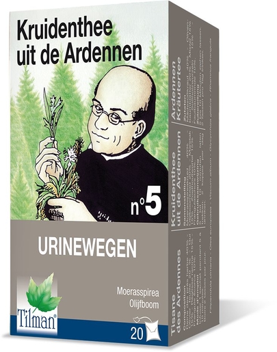 Kruidenthee uit de Ardennen N5 Urinaire 20 Sachets | Urinair comfort