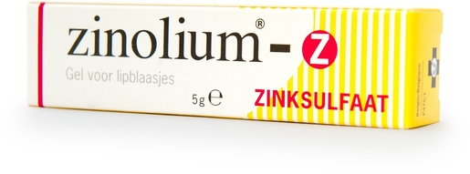 Zinolium Gel 5g | Koortsblaasjes - Herpes labialis