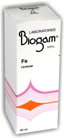 Biogam Fer (Fe) 60ml | Fer