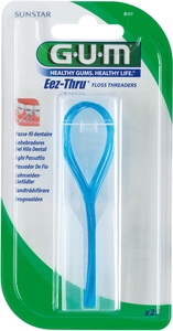 GUM Eez-Thru Floss Threaders 25 Pièces