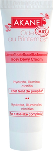 Akane Toute Rose Illudescente Crème Bio 30ml | Natuurlijk effect