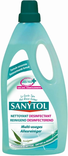 Sanytol Nettoyant Désinfectant Multi-Usages Sols et Surfaces 1L | Désinfectants