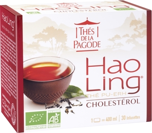 Thés De La Pagode Thé Pu-Erh Bio Hao Ling 30 Sachets
