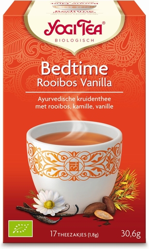 ‌Yogi Tea Biologische Kruidenthee Bettine Rooibos Vanille 17 Theezakjes | Nachtrust