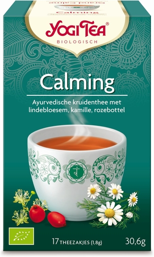 Yogi Tea Kruidenthee Calming Bio 17 Theezakjes | Ontspanning - Antistress