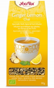 Yogi Tea Mélange Pour Infusion Ginger Lemon Chai Bio 90g
