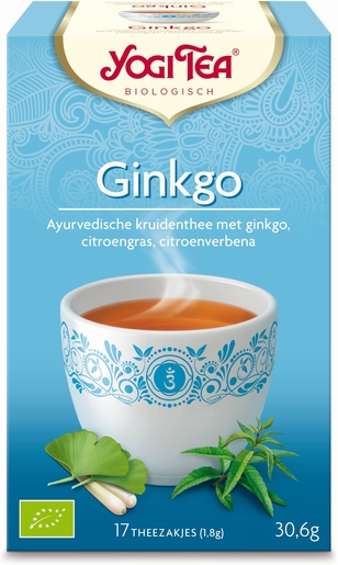 Yogi Tea Kruidenthee Ginkgo Bio 17 Theezakjes | Geheugen