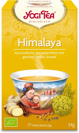 Yogi Tea Infusion Himalaya Bio 17 Sachets | Réconfort