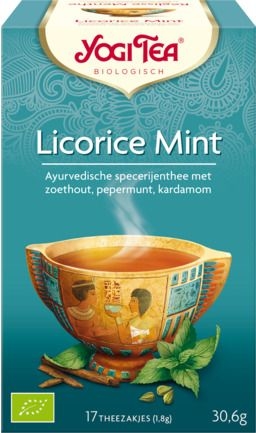 Yogi Tea Kruidenthee Licorice Mint Bio 17 Theezakjes | Vertering - Transit
