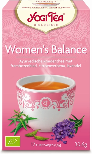 ‌Yogi Tea Biologische Kruidenthee Women&#039;s Balance 17 Theezakjes | Welzijn voor vrouwen