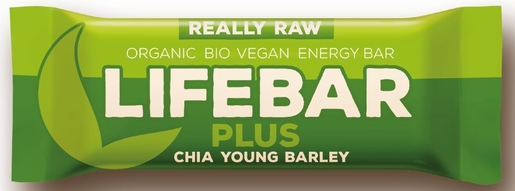 Lifefood Lifebar Raw Bar Plus Chia Gerst 47 g | Voor sportievelingen