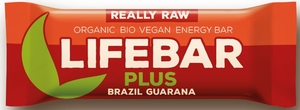 Lf Lifebar+ Guarana/brazil S.gluten Bio &amp; Raw 47g 15bars