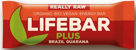 Lf Lifebar+ Guarana/brazil S.gluten Bio &amp; Raw 47g 15bars | Voor sportievelingen