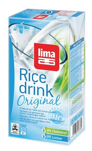 Lima Rice Drink Original Bio 500 ml | Glutenvrij