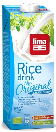 Lima Rice Drink Original Bio 1L | Sans gluten
