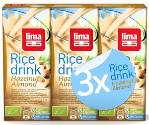 Lima Rice Drink Noisette-amande Bio 3x200ml