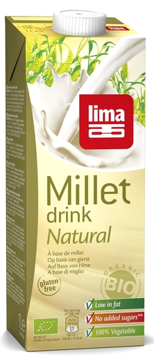 Lima Millet Drink Natural Bio 1L | Produits diététiques