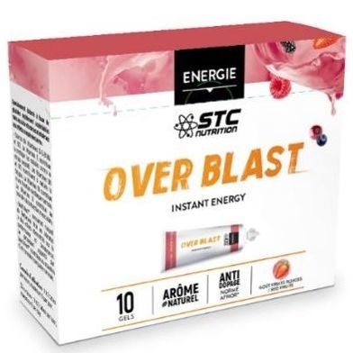 Over Blast Instant Energy Fruits Rouges 10 Dosettes | Préparation à l'effort