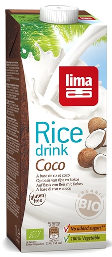 Lima Rice Drink Coco Bio 1l | Orale voeding
