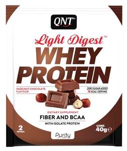 QNT Light Digest Whey Protein Choco Nuts 40g