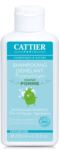 Cattier Kids Bio Shampooing Démêlant Pomme 200ml | Shampooings
