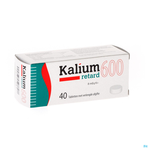 Kalium Retard 600mg 40 Comprimés | Potassium
