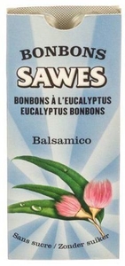 Sawes 10 Bonbons Eucalyptus Sans Sucre