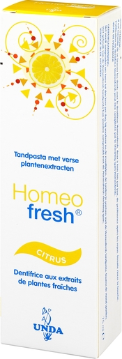 Homeofresh Bio-tandpasta met citroen 75ml | Bioproducten