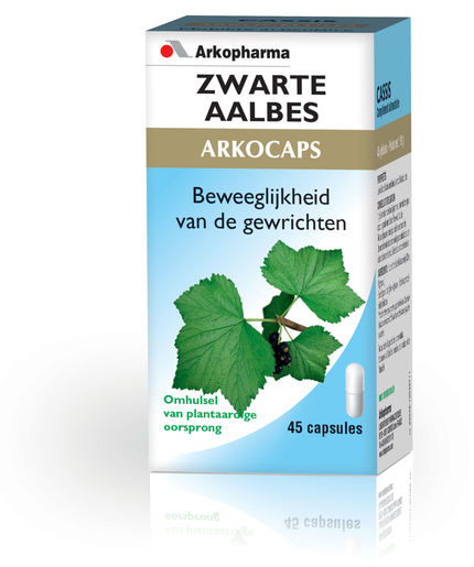 Arkocaps Zwarte Bessen 45 Plantaardige Capsules | Gewrichten - Spieren