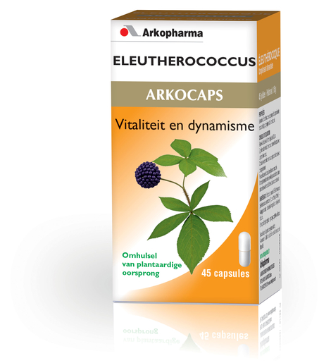 Arkocaps Eleutherococcus 45 Plantaardige Capsules | Conditie - Tonus