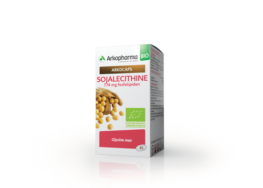Arkocaps Sojalecithine 45 Plantaardige Capsules | Bloeddruk - Cholesterol