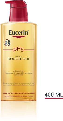 Eucerin pH5 Douche Olie Droge en Gevoelige Huid met pomp  400ml | Onze Bestsellers
