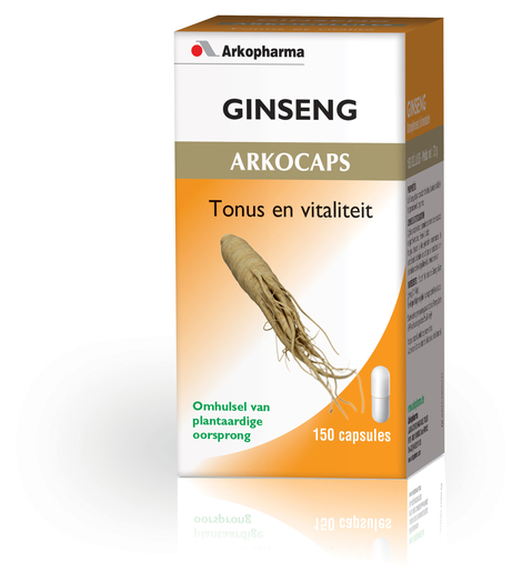 Arkocaps Ginseng 150 Plantaardige Capsules | Conditie - Tonus