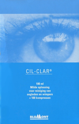 Cil-Clar Hygiene oogleden oplossing 100ml + 100 steriele compressen | Oogverzorging en oogbaden