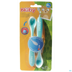 Nuby Cuillere Thermosensibles +4m 2
