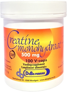 Creatine Monohydrate 100 Capsules x500mg Deba Pharma