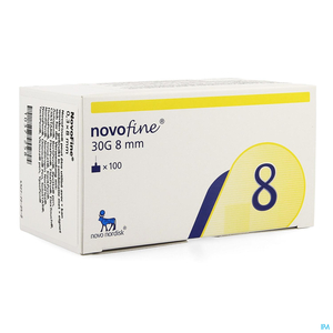 Novofine 30G 100 Aiguilles Stériles 8mm