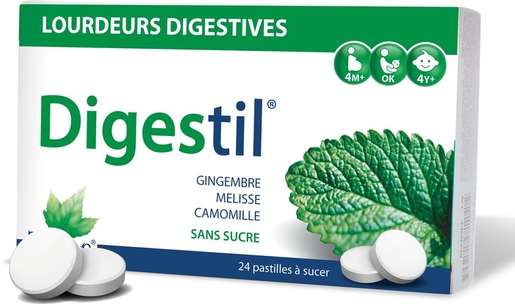 Digestil 24 Pastilles A Sucer | Digestion - Transit