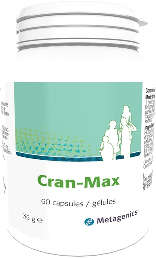 Cran-Max 60 Capsules | Urinair comfort