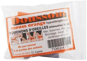 Doussom Bouchons d&#039;Oreilles 3 Paires