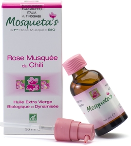 Mosqueta&#039;s Huile de Rose Musquée du Chili Bio 30ml