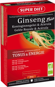 Super Diet Ginseng Bio 20 Ampoules x 15ml