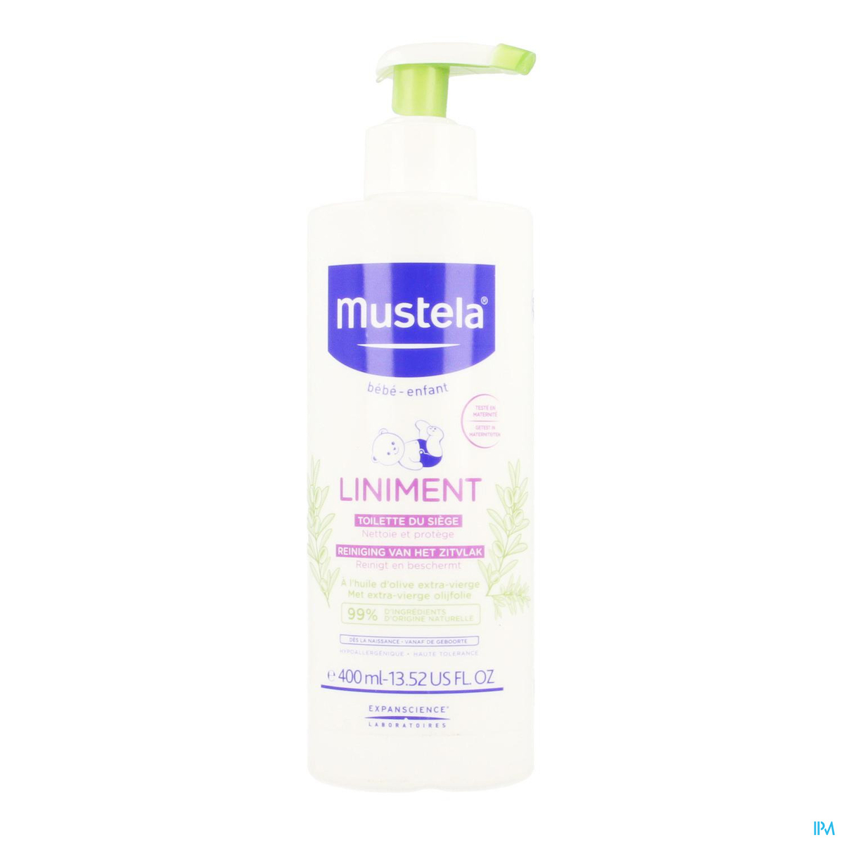 Mustela Bebe Liniment 400ml Change Lingettes Liniment