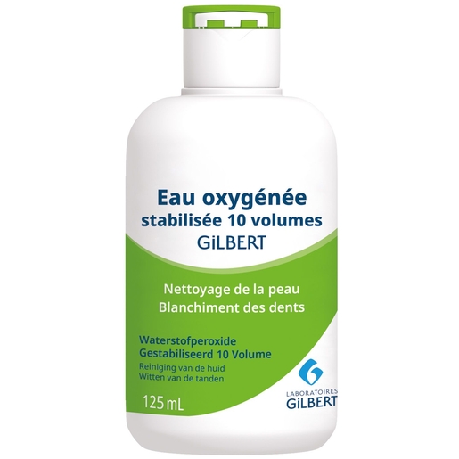 Gilbert Eau Oxygénée Stabilisée 10 Volumes 125ml | Désinfectants