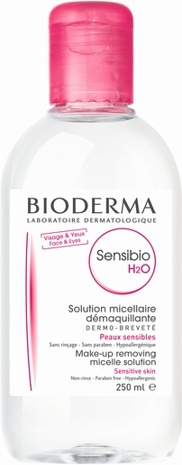 Bioderma Sensibio H2O Solution Micellaire Peaux Sensibles 250ml | Démaquillants - Nettoyage