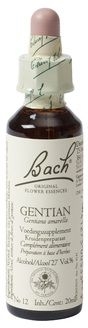 Bach Flower Remedie 12 Gentian 20ml | Doute - Incertitude