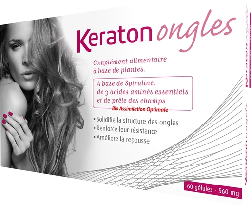 Keraton Special Ongles 60 Capsules | Vitamines - Chute de cheveux - Ongles cassants